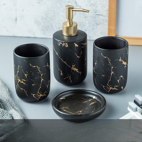 Nordic Matte Bathroom Accessories Set